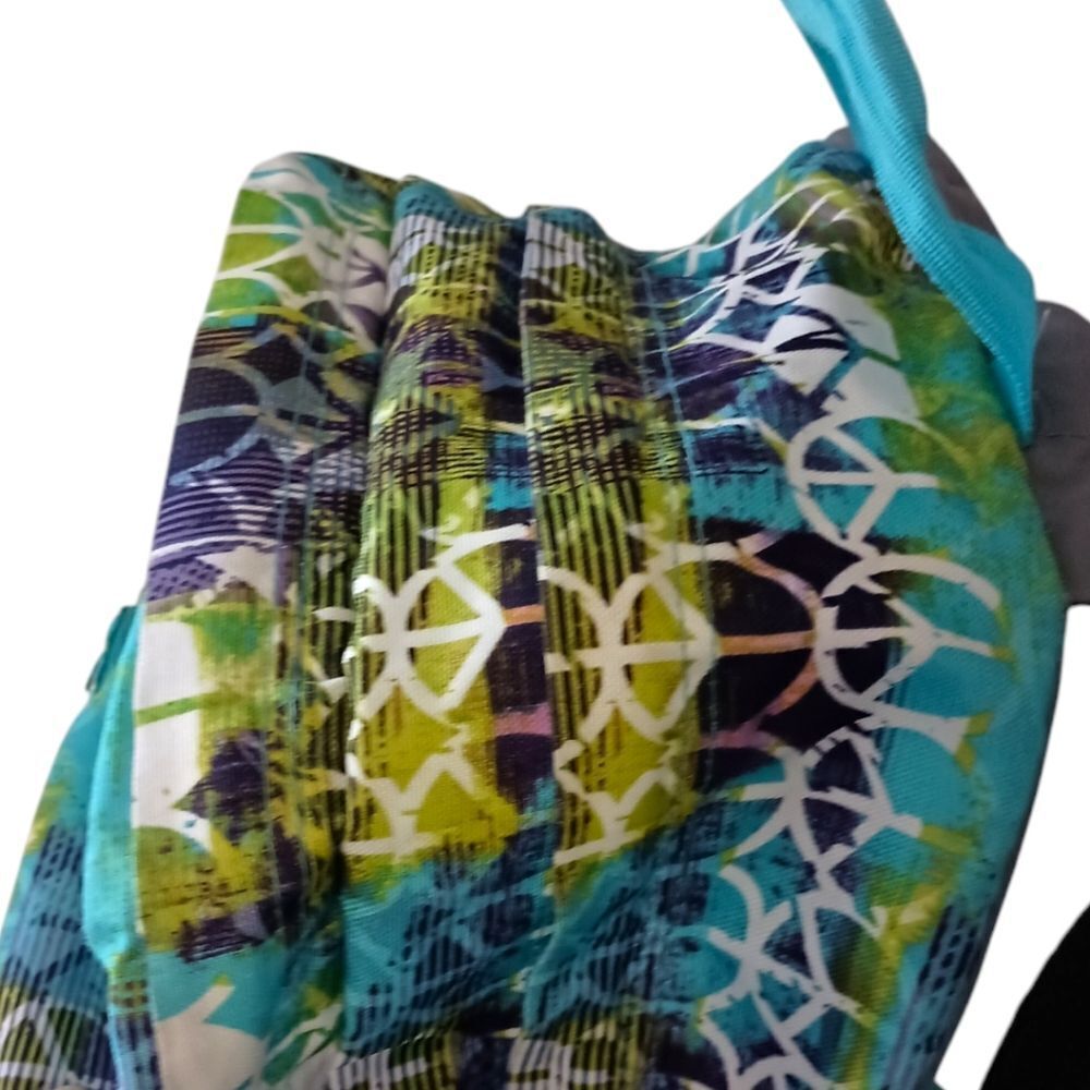 Jansport Backpack Peace Sign Allover Print Bohemian Boho Hippie Colorful Large. - Picture 11 of 16